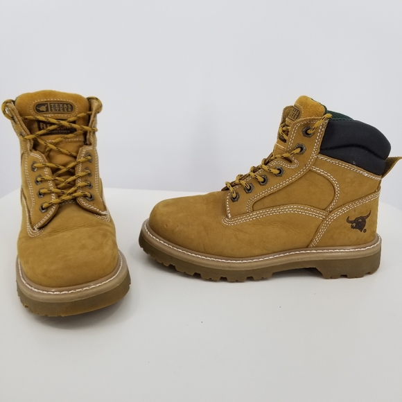 Texas Steer Judd Tan Nubuck Leather 